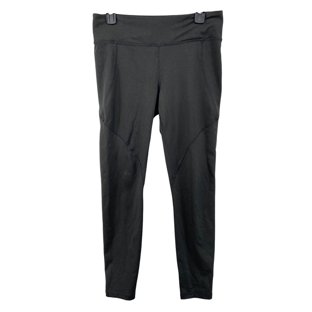 Patagonia Leggings Womens L Black Recycled Polyester‎ Athletic Activewear Yoga